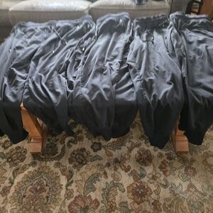 5 Pairs Grey's Anatomy Black Joggger Scrub Pants